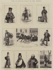 الحياة في روسيا ، أنواع الناس بواسطة ألفريد تشانتري كوربولد